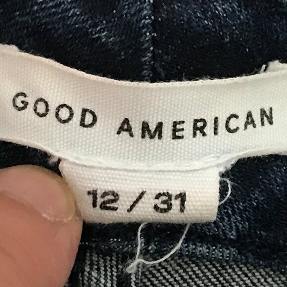 Good American Good Legs Skinny Jeans Women 12/31 Blue High Rise GL873T Blue224 - Picture 3 of 12